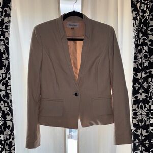 Calvin Klein Women's Tan Blazer